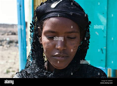 Afar Girl Djibouti Africa Stock Photo Alamy