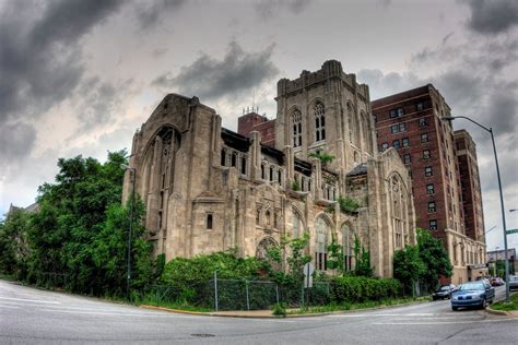 Abandoned City Methodist Church Exterior View Hdr Gary Flickr