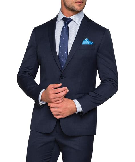 Having neapolitan tailoring around the shoulder is also an excellent choice. Van Heusen Slim Fit Suit Jacket | Mens Suits | Van Heusen ...
