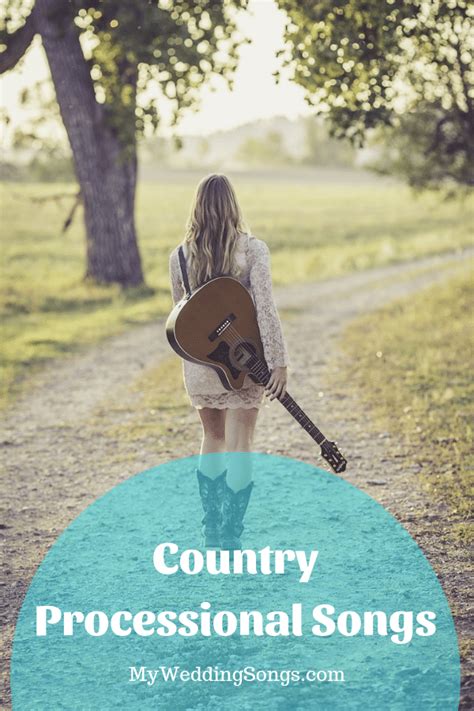 There are 10 country songs that are perfect for any wedding, with lyrics that will resonate through the years. Walk Down the Aisle To These Country Processional Songs ...