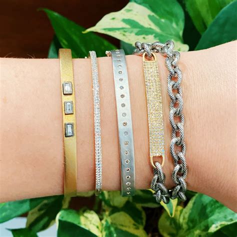 So why spend a fortune on a wedding ring? Add some sparkle to your stack with these stunning diamond bracelets by Austin local ...