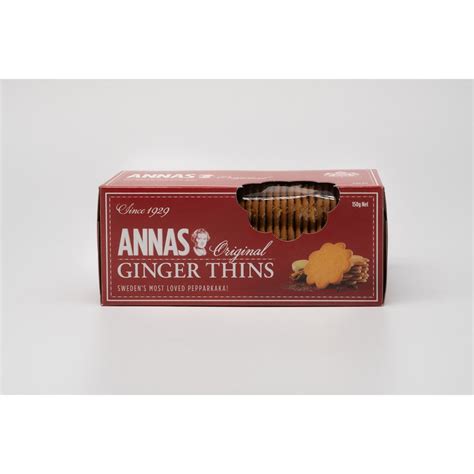 Annas Ginger Thins 150g European Grocery Store