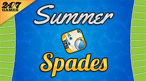 247 spades game is a free android card game, has been published by 24/7 games llc on april 04, 2018. Summer Spades - YouTube