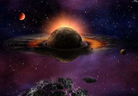Planets Universe 3d Nice Wallpapers 3500x2450