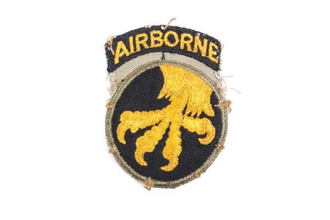 Us 17th Airborne Patch Reverse Claw Variant Fjm44