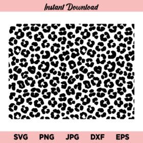 Leopard Print SVG, Leopard SVG, Animal Print SVG, Leopard Print Pattern