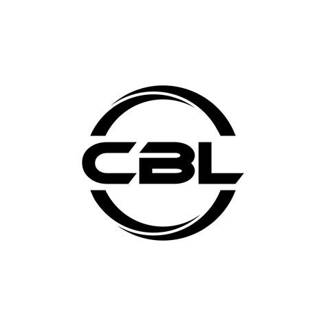 Cbl Letter Logo Design In Illustration Vector Logo Calligraphy