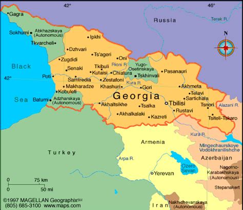Georgia Atlas Maps And Online Resources Georgia Map Georgia Country