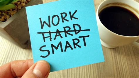 10 Tips To Work Smarter Not Harder