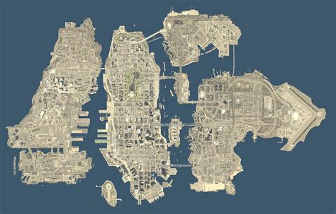 Large Map Of Gta 4 Games Mapsland Maps Of The World Vrogue