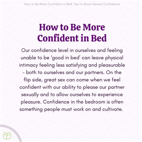 11 Ways To Be More Confident In Bed