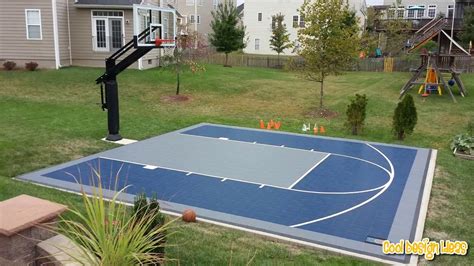 This allows the family to easily modify the height of the hoop, depending on the age best in backyards recommends all customers register their goalsetter purchase by visiting the goalsetter website. Backyard Basketball Court - YouTube