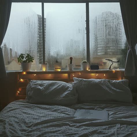 Rainy Morning Aesthetic Bedroom Cozy Room Aesthetic Rooms