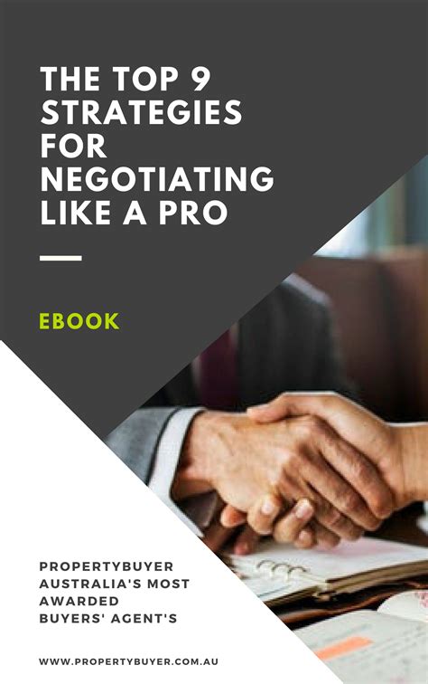 Top 9 Strategies for Negotiating Like a Pro - Free Download | Propertybuyer