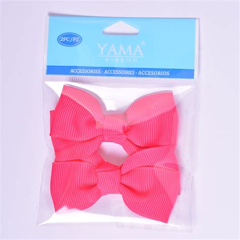 Yama Ribbon Hot Pink Grosgrain Bows Count Walmart Com