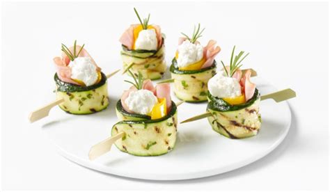 Grilled Vegetable Roulade With Ham Olymel