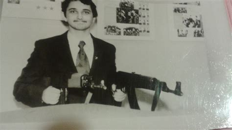 My Dad Holding 2 Aks In His Soviet Union Yearbook Photo 1985 R