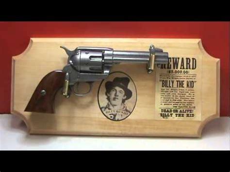 The third in the series of six prc westerns starring bob steele as billy the kid (bob steele, finds billy and his pals, jeff blanchard (carleton young) and fuzzy jones (al st. Billy the Kid Deluxe Framed Pistol Set.mpg - YouTube