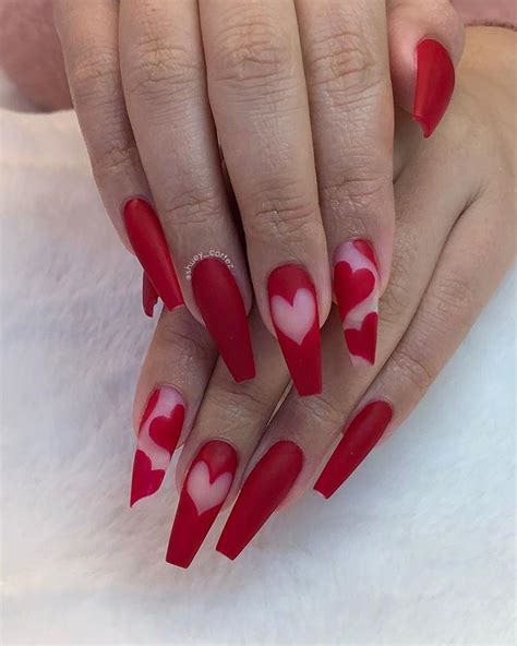 65 happy valentines day nails for your romantic day nail designs valentines valentine s day