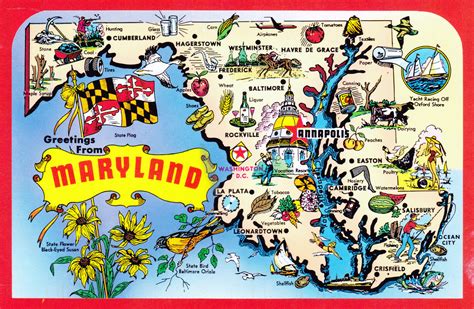 Us Map Of Maryland