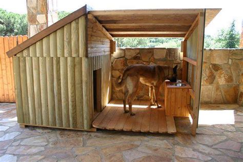 Perfect for housing your dogs or puppies while you are away from home. 30 Awesome Dog House DIY Ideas Indoor Outdoor Design PHOTOS