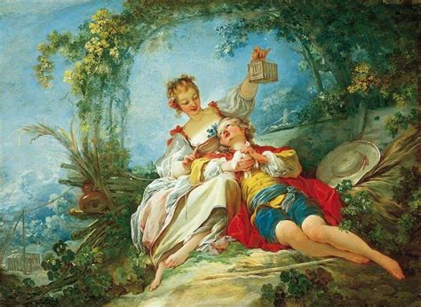 Os Amantes Felizes Jean Honore Fragonard Reprodução Com Qualidade