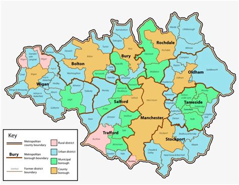 Postcode Map Greater Manchester 1200x873 Png Download Pngkit