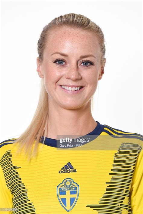 Rennes France June 09 Amanda Ilestedt Of Sweden Poses For A Portrait During The Official