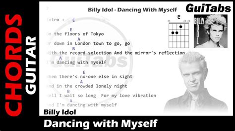 DANCING WITH MYSELF Billy Idol Lyrics GUITAR Chords Karaoke