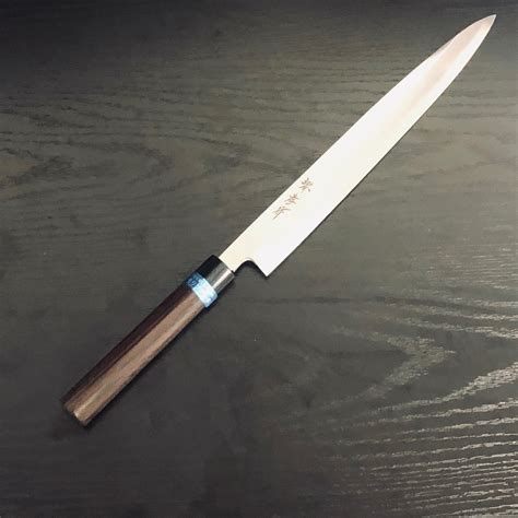 Sakai Takayuki Inox Yanagi Sashimi Knife Sandalwood Handle