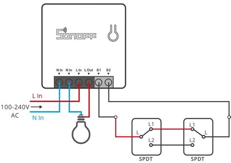 Sonoff Mini 3 Way Switch Wiring 3 Way Switch Wiring Diagram And Schematic