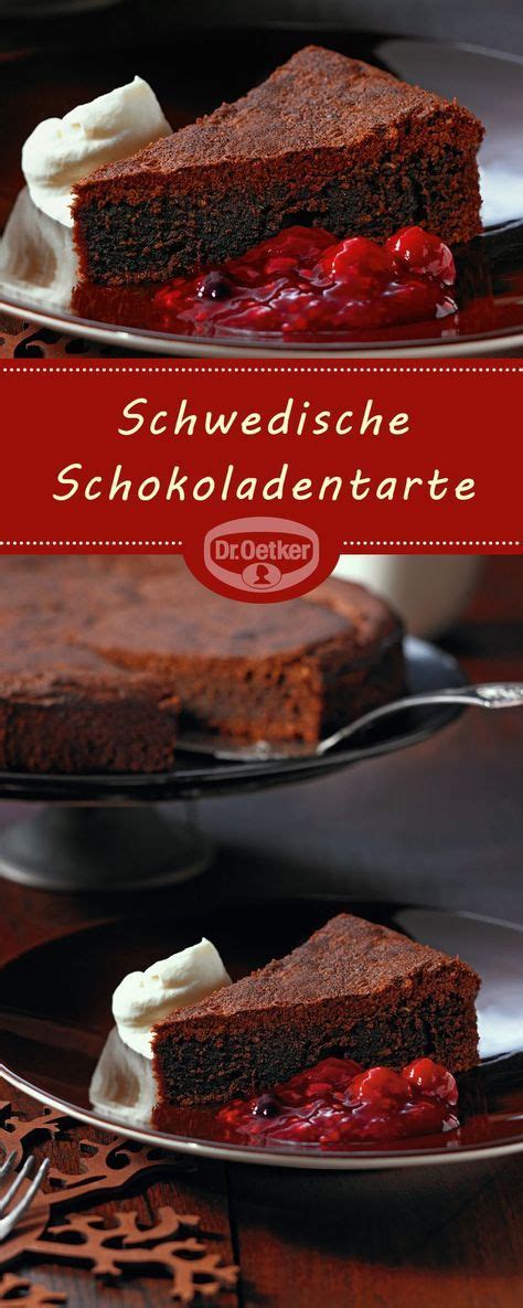 Dort gibt es ein café. Schwedische Schokoladentarte | Rezept | Schokoladentarte ...