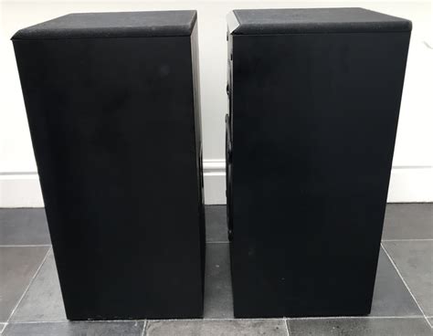 Bandw Dm22 Black Bowers And Wilkins Floor Standing Speakers Audiophile