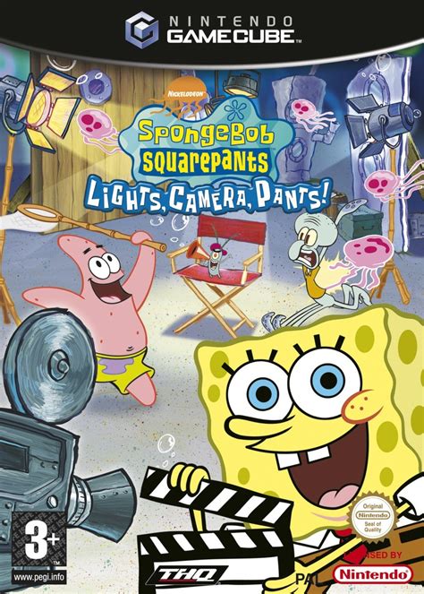 Nickelodeon Spongebob Squarepants Lights Camera Pants Gamecube Rom