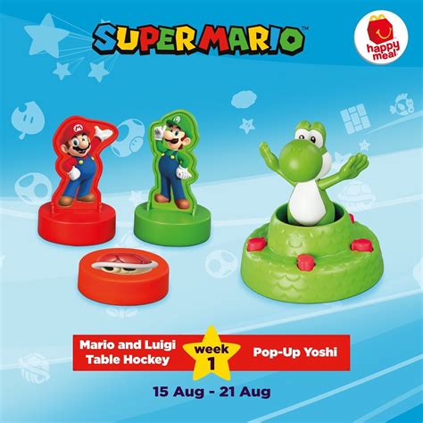 Super Mario Happy Meal Toys Now Available At Mcdonalds Spore Weekly