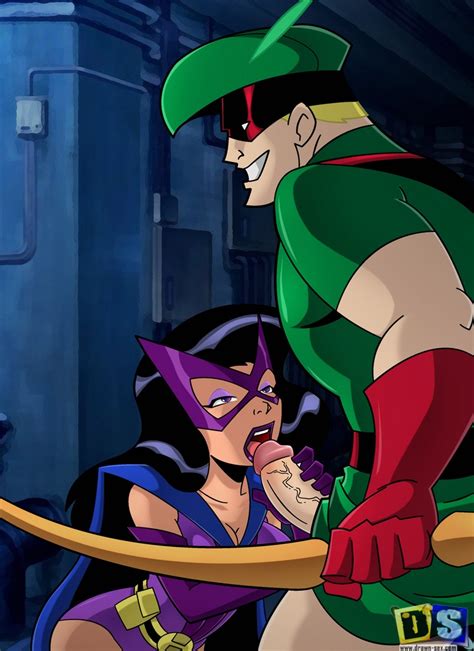 Huntress Blowing Green Arrow Huntress Nude Hentai Pics