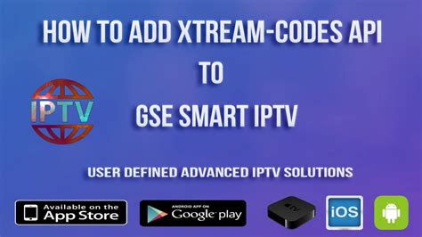 How To Setup Iptv In Gse Iptv App Using Xtream Codes Api Iptv Land