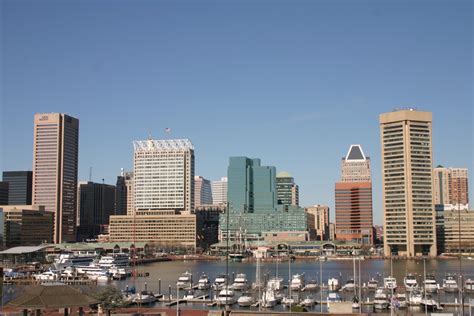 Baltimore Skyline downtown harbor - Free Baltimore Photographs