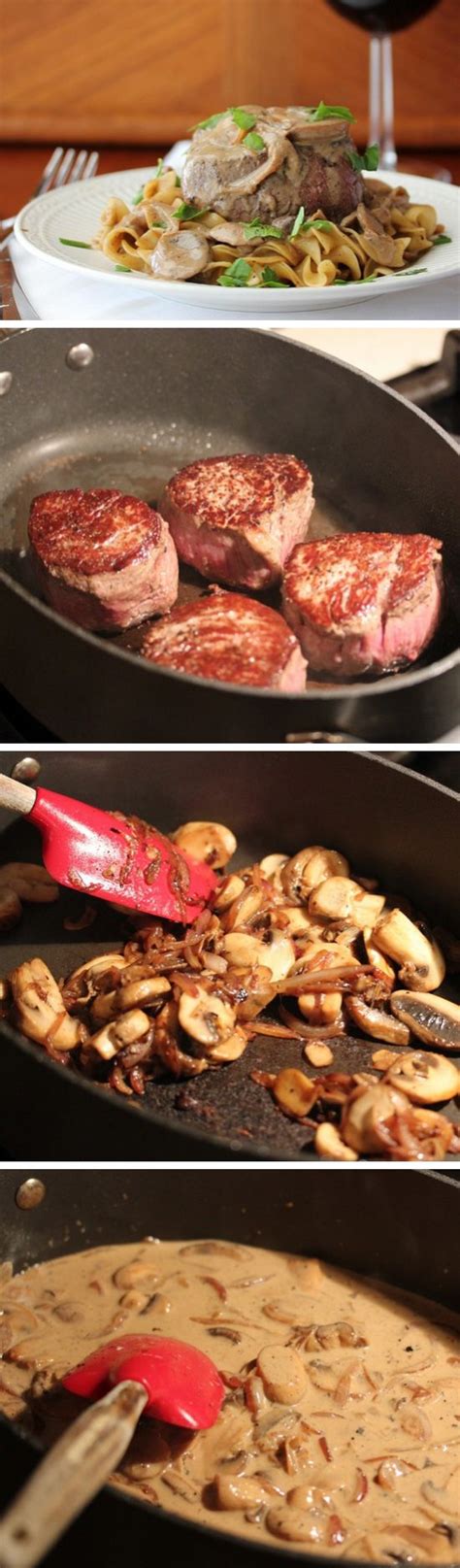 Many people get up early, because. Filet Mignon with Stroganof Sauce | Click Pic for 22 Easy ...