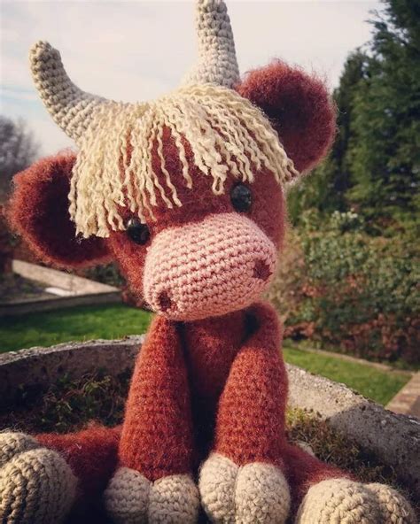 Hamish The Highland Cow Coo Cattle Crochet Pattern Etsy Uk Crochet