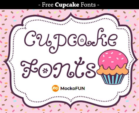 🍰 Free Cake Fonts Mockofun