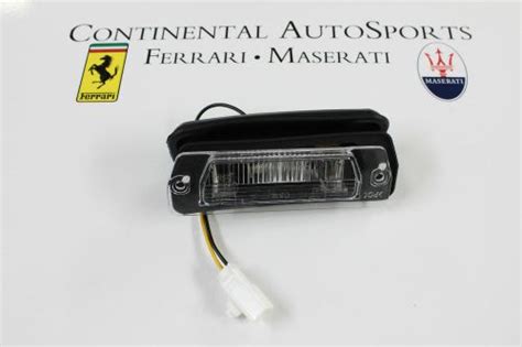 Purchase Oem Maserati Coupe Gransport Gran Turismo License Plate Light Assembly In