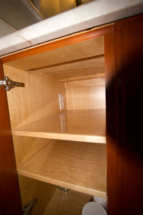 Until you open the cabinet itself, the outlet will. Electrical Outlets in Cabinets