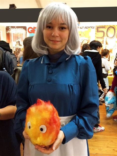 Sofie And Calcifer From Howls Moving Castle Couples Cosplay Epic