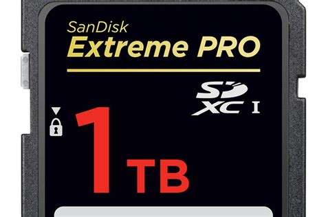 Maybe you would like to learn more about one of these? SanDisk's 1TB SD card has more storage than your laptop - The Verge