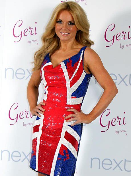 Geri Halliwell Poses In The Union Jack Geri Halliwell At Next Heart