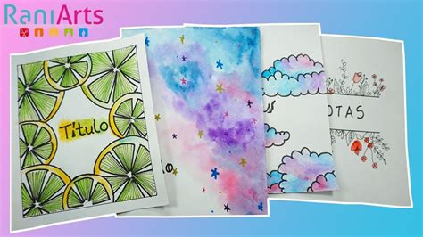 Maybe you would like to learn more about one of these? PORTADAS PARA TUS CUADERNOS Y TAREAS! FÁCILES - DIY ...