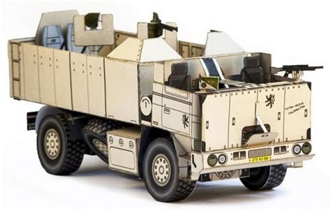 Tatra Sot Military Truck Paper Model In 143 Scale By Rawen A