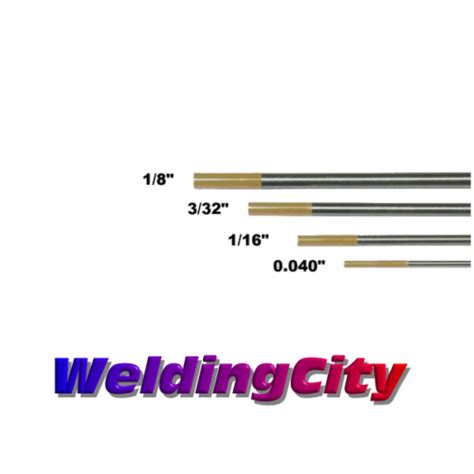 WeldingCity Pk TIG Welding Tungsten Electrode Lanthanated