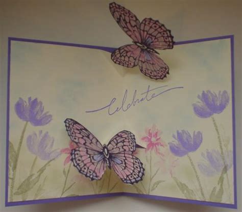 Two Butterflies Pop Up By Qbee At Splitcoaststampers